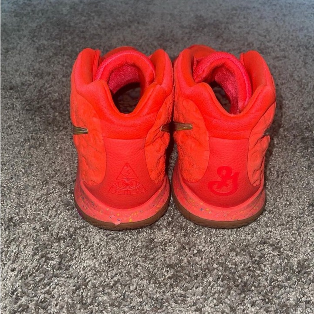 Red Kyrie 4 Lucky Charm